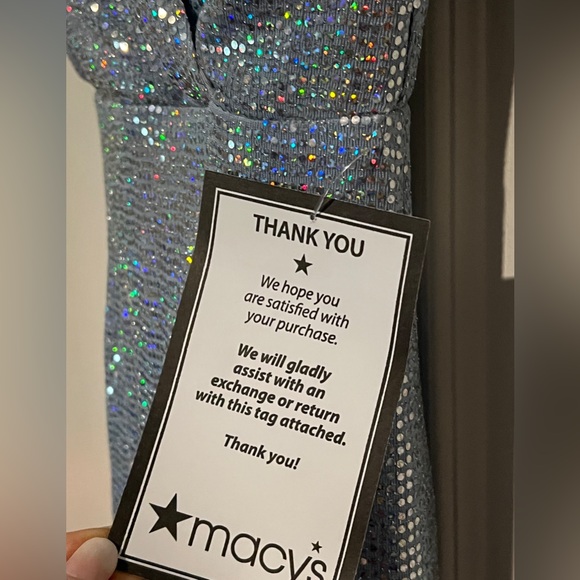 👗 NWT! Prism & Fringe Beaded Mini Dress - Picture 7 of 10